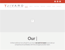 Tablet Screenshot of jivaroinc.com